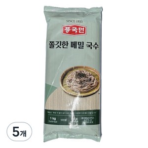 풍국면 쫄깃한 메밀 국수, 1kg, 5개