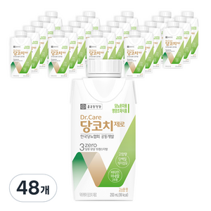 종근당건강 닥터케어 당코치 제로 영양식, 200ml, 48개