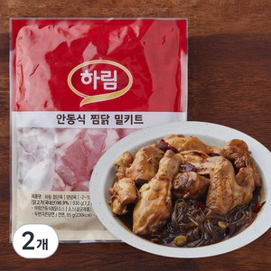 하림 안동식 찜닭 밀키트, 1.403kg, 2개