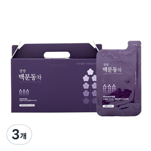 경방신약 맥문동차, 2.25L, 3개