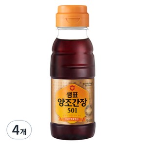 샘표 양조간장 501, 150ml, 4개