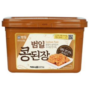 범일 콩된장 특대입자, 3kg, 1개