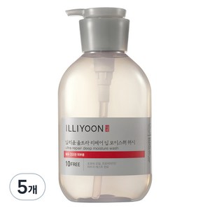 일리윤 울트라 리페어 딥 모이스춰 바디워시, 500ml, 5개