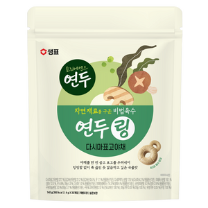 샘표 연두링 다시마표고야채, 140g, 1개