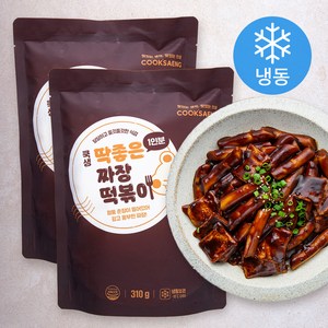 쿡생 딱좋은 짜장떡볶이 (냉동), 2봉, 310g