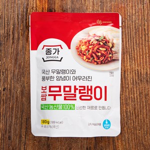 종가집 보쌈 무말랭이, 180g, 1개