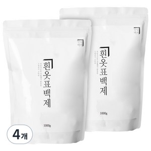 살림백서 흰옷 표백제, 1kg, 4개