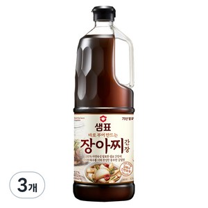 샘표 장아찌 간장, 1.7L, 3개