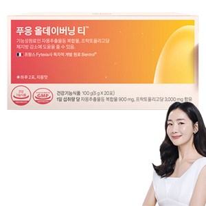 푸응 올데이버닝 티 다이어트 보조제 20p, 100g, 1개