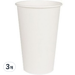 일회용 테이크아웃 컵 지름 83mm 470ml 100p, 3개