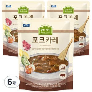 상하키친 포크 카레, 170g, 6개