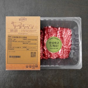 설성목장 무항생제 인증 한우 1+등급 치마살 구이용 (냉장), 200g, 1개