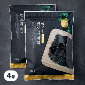 주일 산모용 진도각미역, 130g, 4개