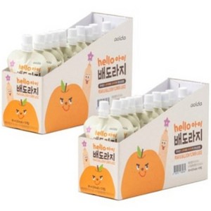 아올다 헬로아이 배도라지 80ml, 20개, 배 + 도라지 혼합맛