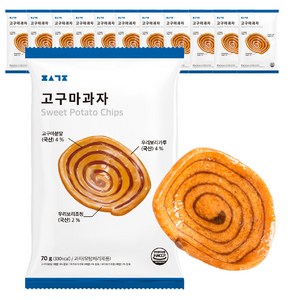 편식공장 고구마과자, 70g, 12개