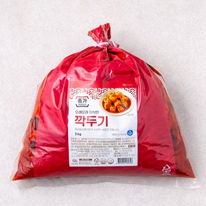 종가 오래오래 아삭한 깍두기, 3kg, 1개