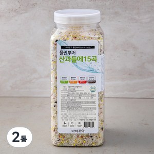 바비조아 물만부어 산과들에15곡, 2.2kg, 2통