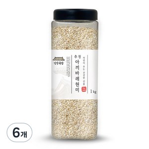 건강곡간 추청 아끼바레 현미, 1kg, 6개