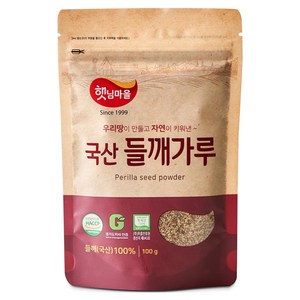 햇님마을 국산 들깨가루, 100g, 1개