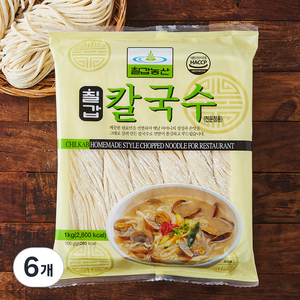 칠갑농산 칼국수 전문점용, 1kg, 6개