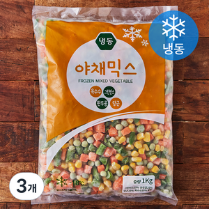 참맘 신정푸드 야채믹스 (냉동), 3개, 1kg