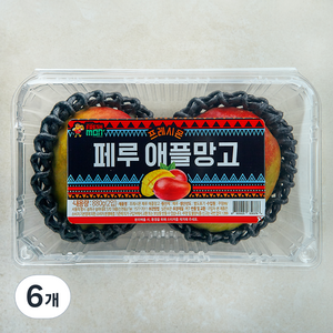 프레시몬 페루산 애플망고 2개입, 6개, 880g