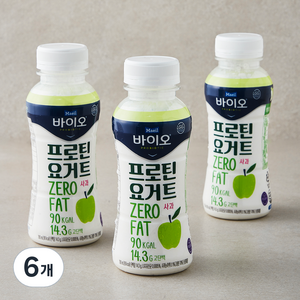 매일바이오 프로틴 요거트 사과, 260ml, 6개