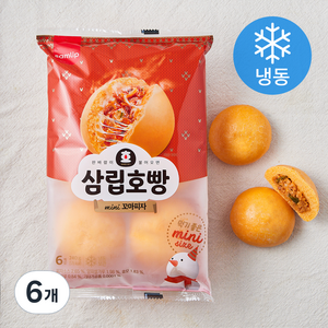 삼립호빵 미니 꼬마피자 6개입 (냉동), 240g, 6개