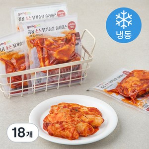 곰곰 소스 닭가슴살 슬라이스 스파이시 커리 (냉동), 120g, 18개입