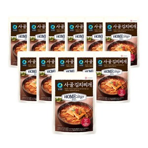 청정원 호밍스 사골 김치찌개, 450g, 12개