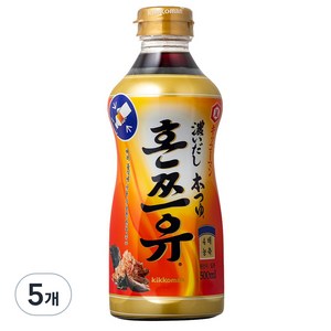 기꼬만 코이다시 혼쯔유, 500ml, 5개