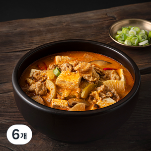 신세계푸드 호텔컬렉션 에센셜 우차돌 된장찌개 냉장, 450g, 6개