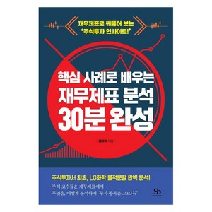 핵심 사례로 배우는 재무제표 분석 30분 완성:재무제표로 꿰뚫어 보는 ‘주식투자 인사이트!’, 스마트비즈니스, 김대욱