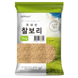 건강한밥상 국산 찰보리쌀, 1kg, 1개