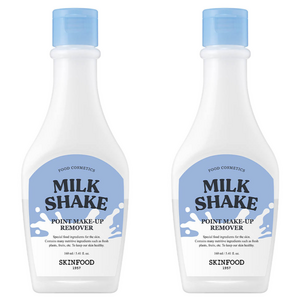 스킨푸드 밀크쉐이크 포인트 메이크업 리무버, 160ml, 2개