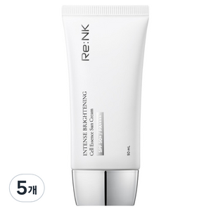 리엔케이 브라이트닝 셀 에센스 선크림 SPF50+ PA++++, 50ml, 5개