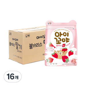 아이꼬야 불가리스 요거트 과자 17 g, 16개, 17g, 딸기