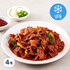 갈비아저씨 제육볶음 608 (냉동), 600g, 4개