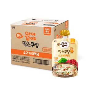 아이꼬야 유아용 맘스쿠킹 이유식 9개월부터, 100g, 10개, 소고기미역국