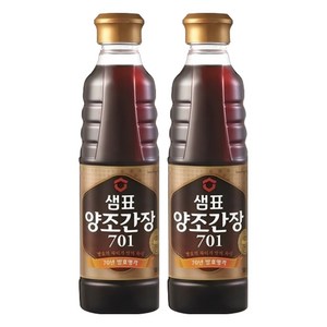 샘표 양조간장 701, 500ml, 2개