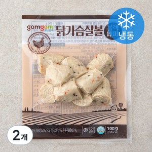 곰곰 닭가슴살볼 블랙페퍼, 100g, 2개