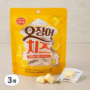 서울우유치즈 오징어 치즈 8개입, 36g, 3개