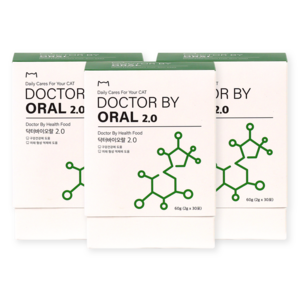 닥터바이 오랄 2.0 고양이 영양제 60g, 3세트