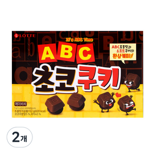 롯데웰푸드 ABC초코쿠키, 152g, 2개