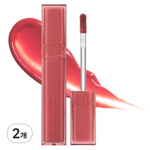 롬앤 듀이풀 워터 틴트, 01 인 코랄, 5g, 2개