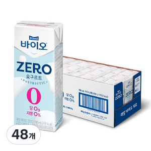 매일바이오 ZERO 요구르트, 190ml, 48개