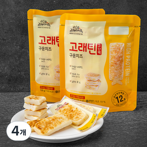 고래사어묵 고래틴 고단백 구운치즈 6개입, 120g, 4개