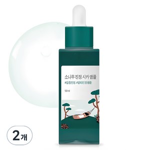 라운드랩 소나무 진정 시카 앰플, 50ml, 2개