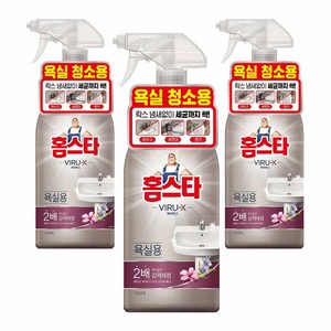 홈스타 바이럭스 세정제 욕실용, 750ml, 3개