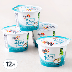 요플레 오리지날 요거트 플레인, 180g, 12개